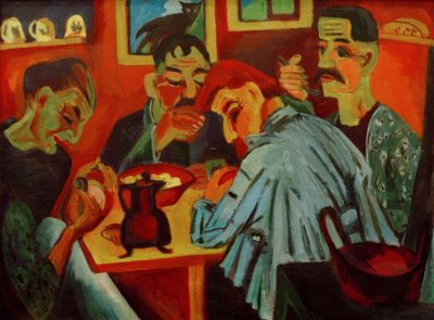 Bauernmittag von Ernst Ludwig Kirchner
